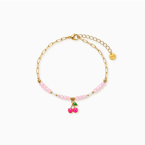 Pulsera Cereza Rosa