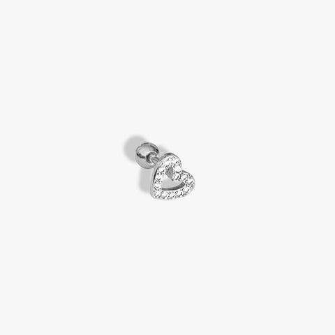 Piercing Heart Silver